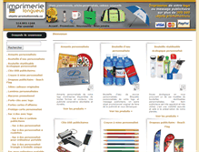 Tablet Screenshot of objets-promotionnels.ca